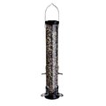 Droll Yankees Incorporated Droll Yankees Incorporated DROCC18SMB Droll Yankees 18 in. Onyx Sunflower Tube Feeder with Removable Base DROCC18SMB